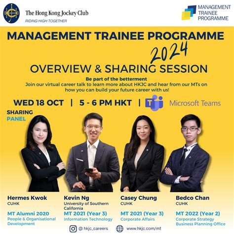 jockey club management trainee|Full Time .